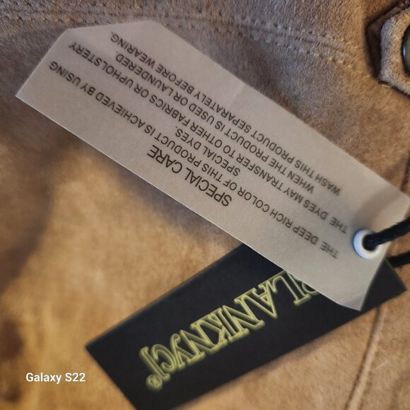 Blank NYC Leather Mini Skirt. NWT. Size 31/12. Host Pick. - Picture 7 of 9